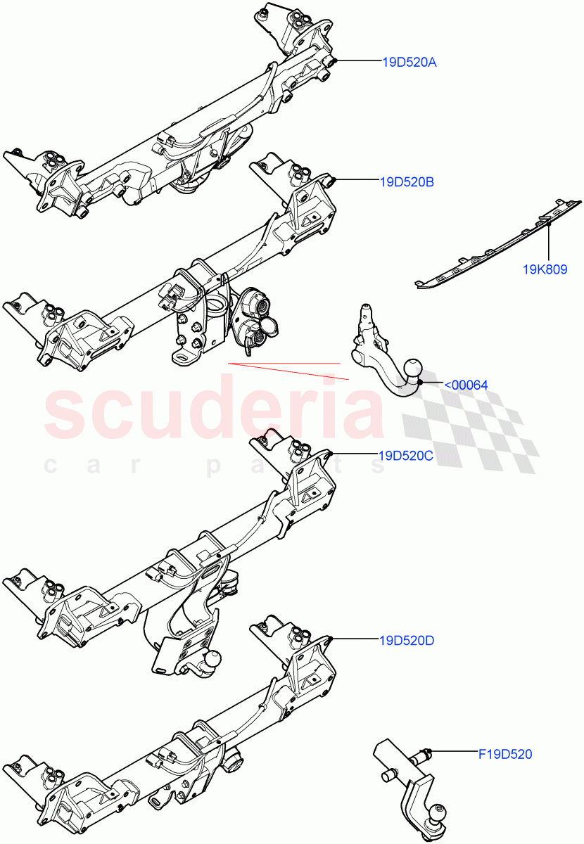 Towing Equipment of Land Rover Land Rover Defender (2020+) [2.0 Turbo Diesel]