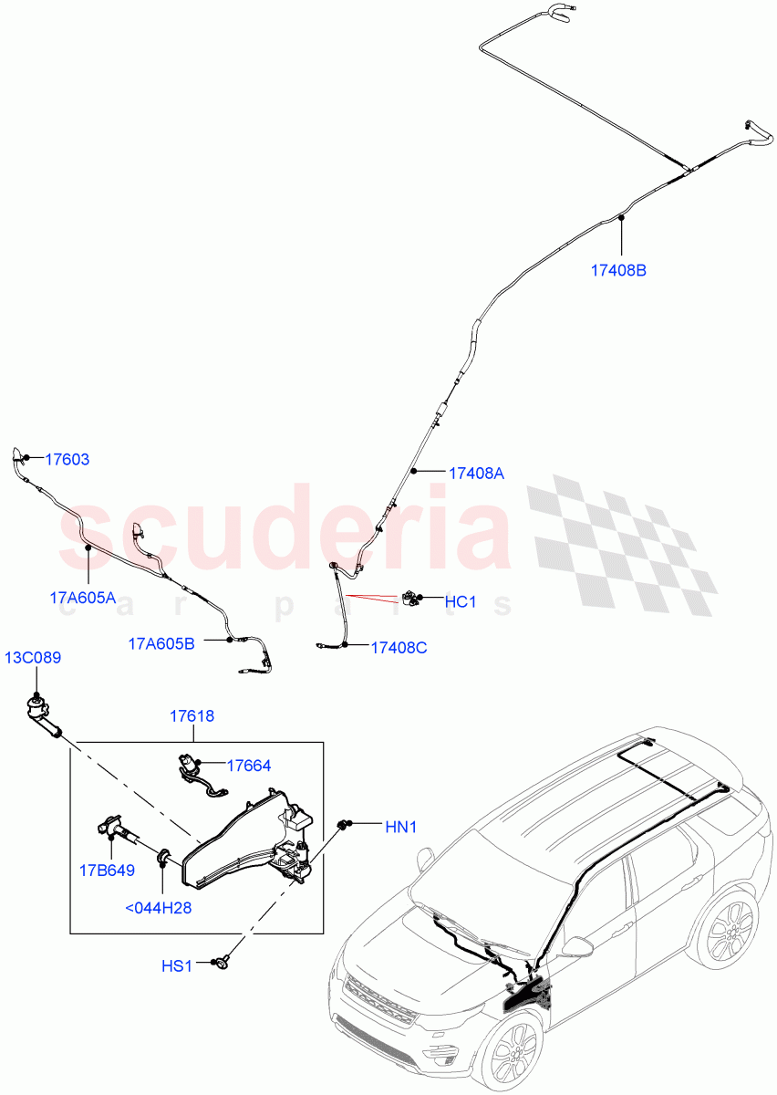 Windscreen Washer(Changsu (China))((V)FROMKG446857) of Land Rover Land Rover Discovery Sport (2015+) [2.0 Turbo Diesel]