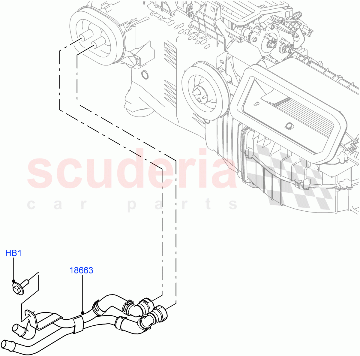 Heater Hoses of Land Rover Land Rover Range Rover (2012-2021) [4.4 DOHC Diesel V8 DITC]