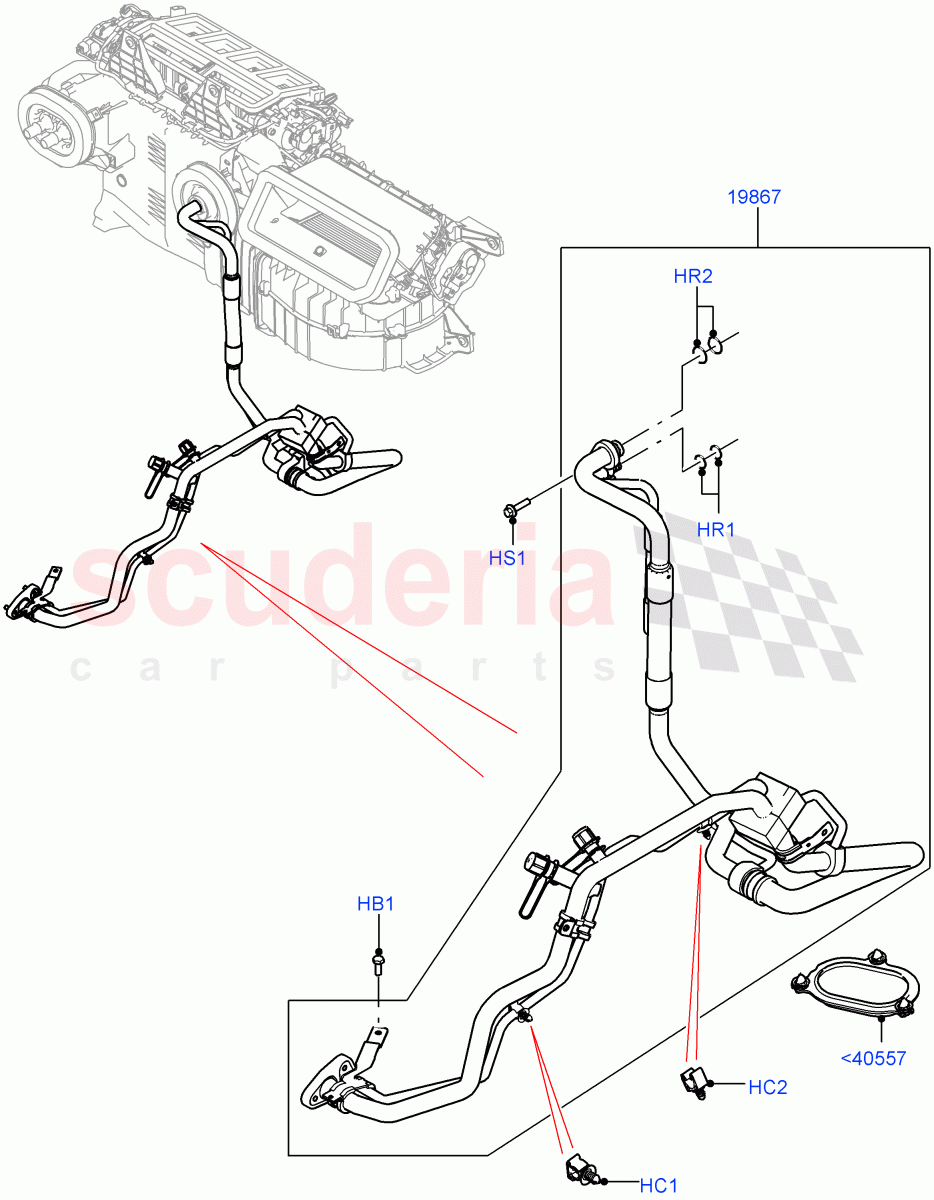 Air Conditioning Condensr/Compressr(With Front Comfort Air Con (IHKA),Electric Engine Battery-MHEV,With Air Conditioning - Front/Rear)((V)FROMKA000001) of Land Rover Land Rover Range Rover (2012-2021) [3.0 DOHC GDI SC V6 Petrol]