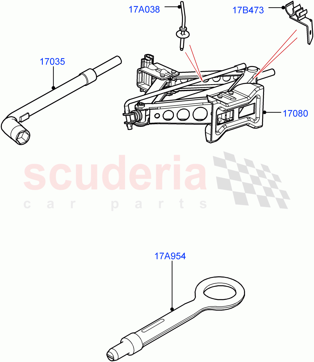 Tools (Itatiaia (Brazil)) ((V) FROMGT000001) of Land Rover Land Rover Discovery Sport (2015+) [2.2 Single Turbo Diesel]