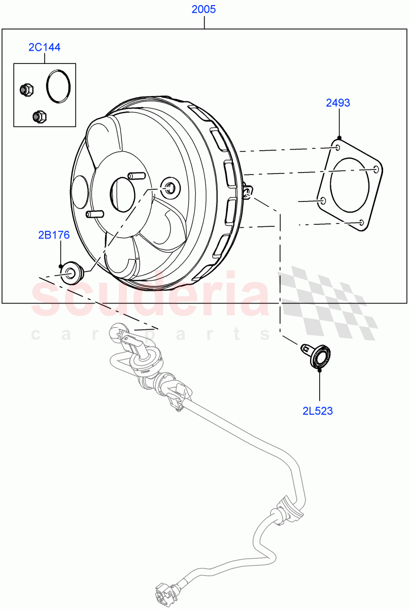 Brake Booster (Changsu (China)) ((V) FROMEG000001) of Land Rover Land Rover Range Rover Evoque (2012-2018) [2.0 Turbo Diesel]