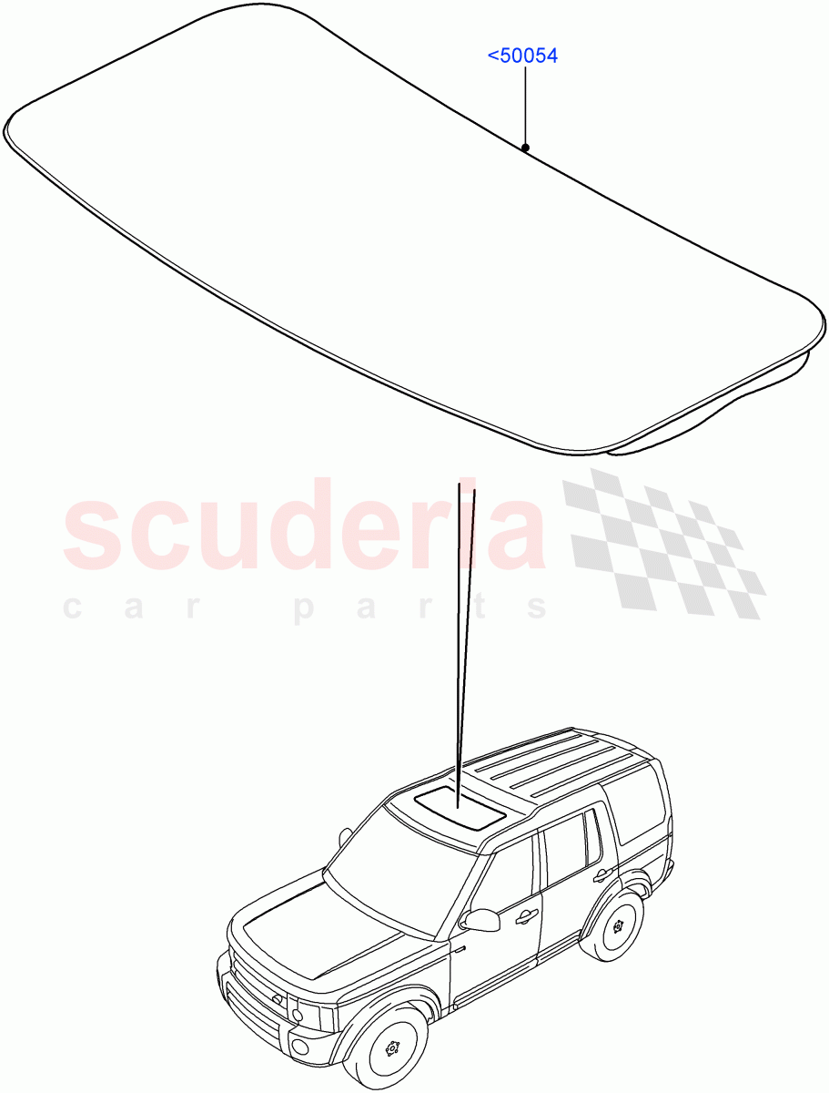 Sliding Roof Panel (Power Tilt/Slide Sun Roof) ((V) FROMAA000001) of Land Rover Land Rover Discovery 4 (2010-2016) [4.0 Petrol V6]