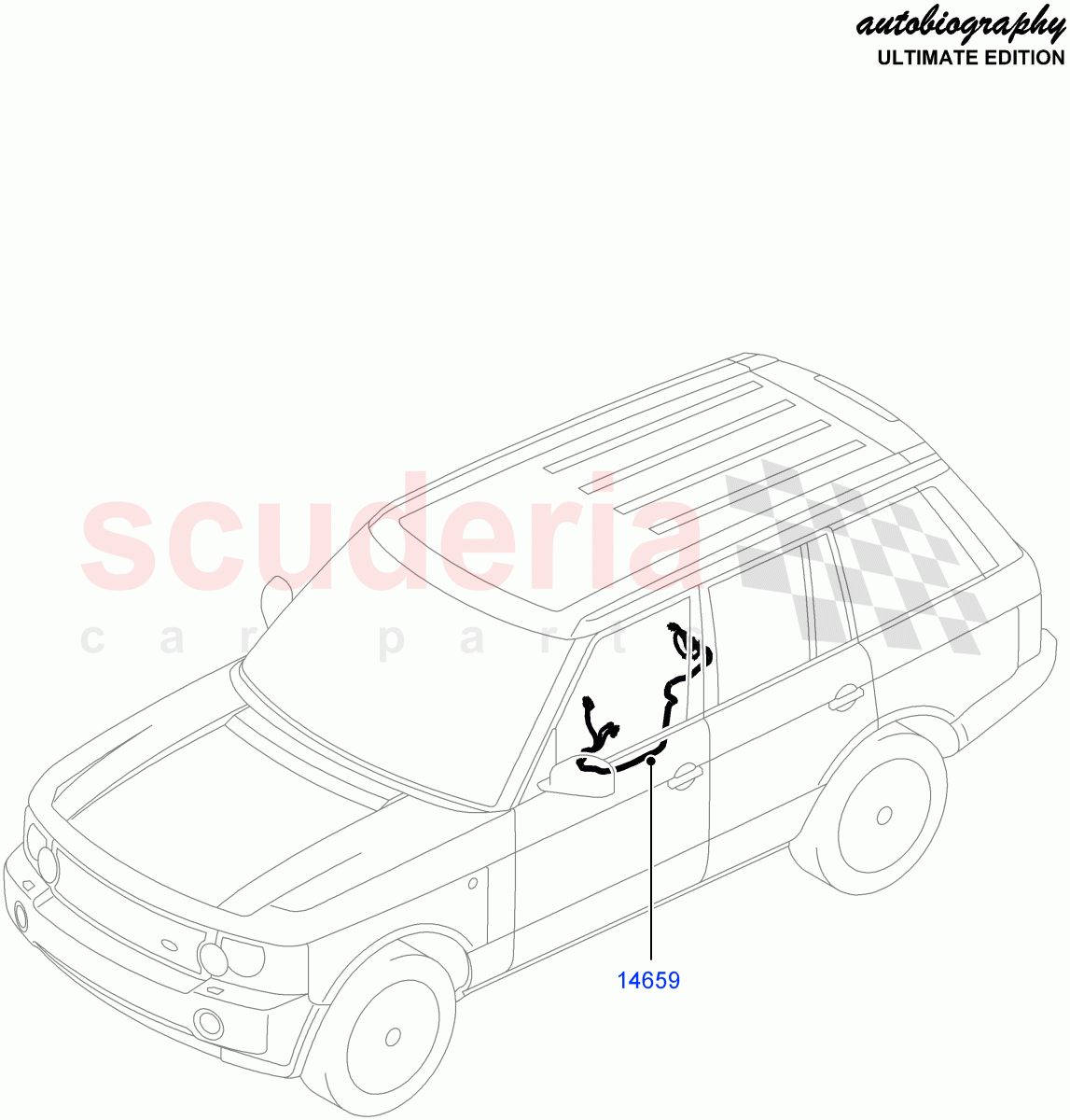 Wiring - Seats (Autobiography Ultimate Edition) ((V) FROMBA344356) of Land Rover Land Rover Range Rover (2010-2012) [3.6 V8 32V DOHC EFI Diesel]