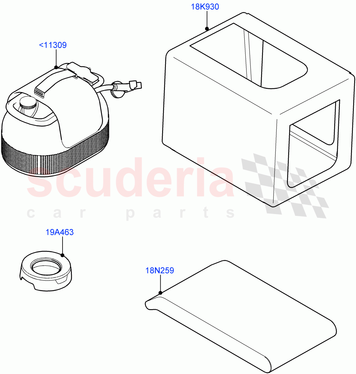 Pet Accesorries of Land Rover Land Rover Defender (2020+) [2.0 Turbo Petrol AJ200P]