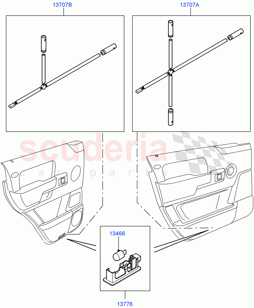 Interior Lamps (Door - Front/Rear) ((V) FROMAA000001) of Land Rover Land Rover Range Rover (2010-2012) [5.0 OHC SGDI NA V8 Petrol]