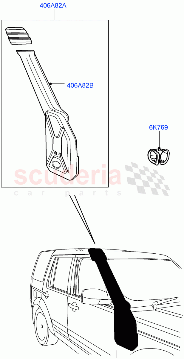 Emergency And Safety Equipment(Accessory, Raised Air Vent)((V)FROMAA000001) of Land Rover Land Rover Discovery 4 (2010-2016) [5.0 OHC SGDI NA V8 Petrol]