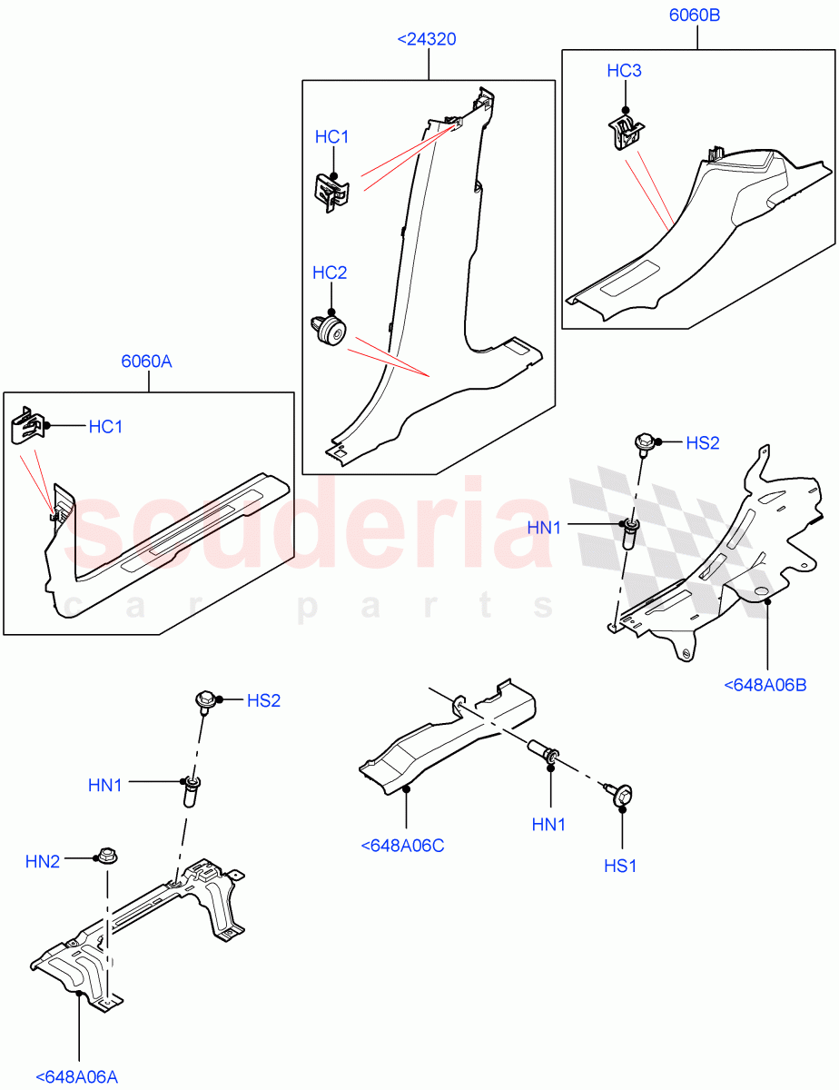 Side Trim (Sill) (Halewood (UK)) of Land Rover Land Rover Discovery Sport (2015+) [2.0 Turbo Diesel AJ21D4]
