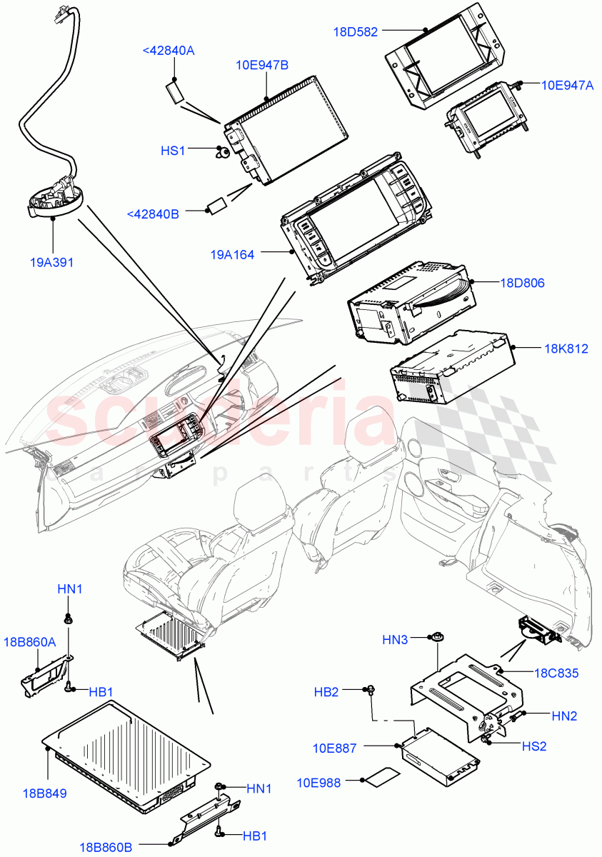 Audio Equipment - Original Fit (Itatiaia (Brazil)) ((V) FROMGT000001) of Land Rover Land Rover Range Rover Evoque (2012-2018) [2.0 Turbo Petrol GTDI]