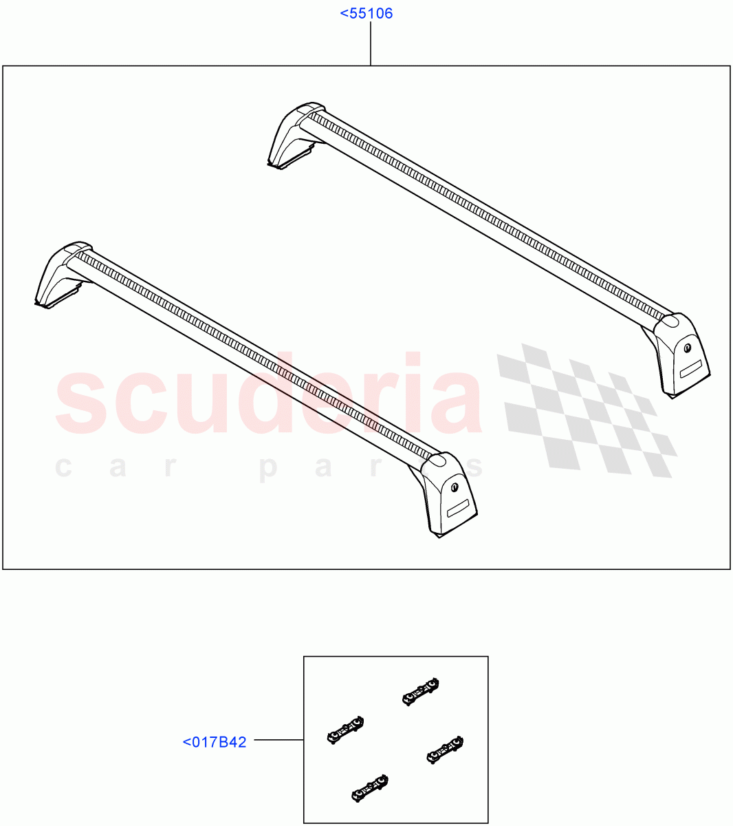 Roof Rails & Crossbars of Land Rover Land Rover Range Rover (2022+) [4.4 V8 Turbo Petrol NC10]