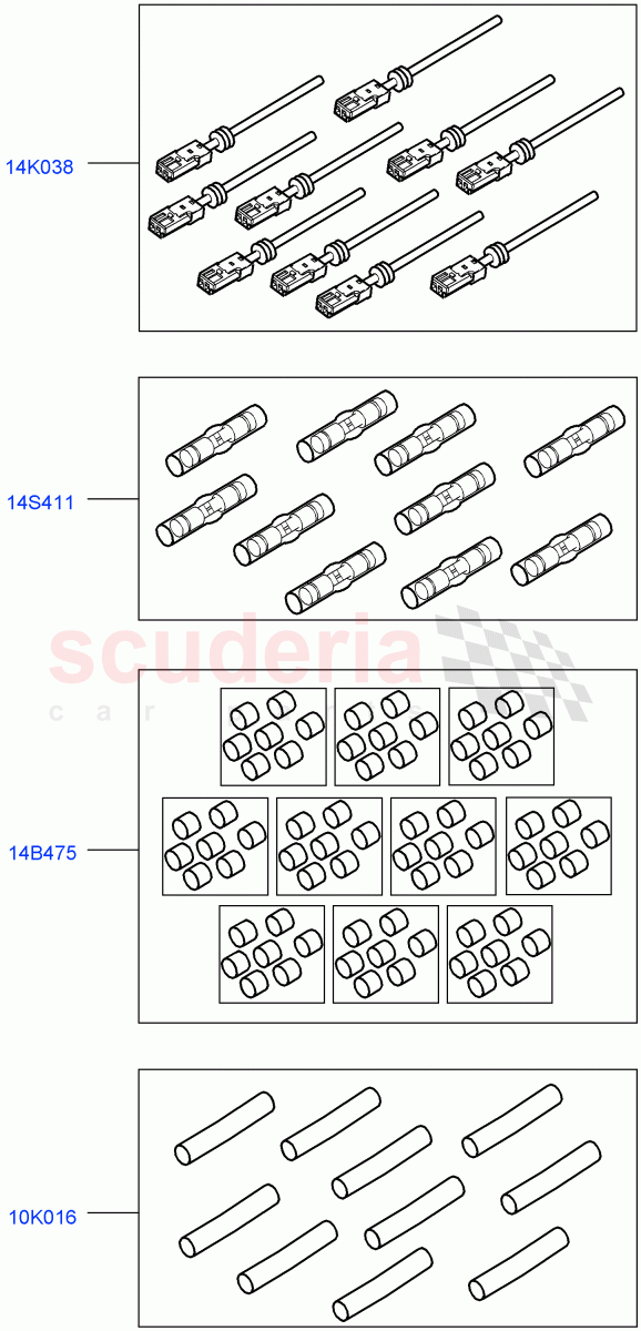 Pigtail Wiring Kits(Nitra Plant Build) ((V) FROMK2000001) of Land Rover Land Rover Discovery 5 (2017+) [2.0 Turbo Petrol AJ200P]