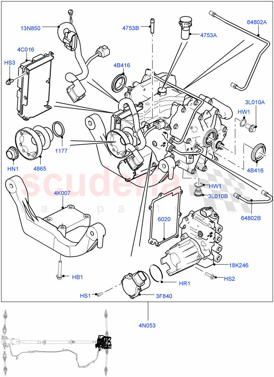 Rear Axle (Internal Components) (Changsu (China), Dynamic Driveline) ((V) FROMFG000001, (V) TOKG446856) of Land Rover Land Rover Discovery Sport (2015+) [2.0 Turbo Diesel]