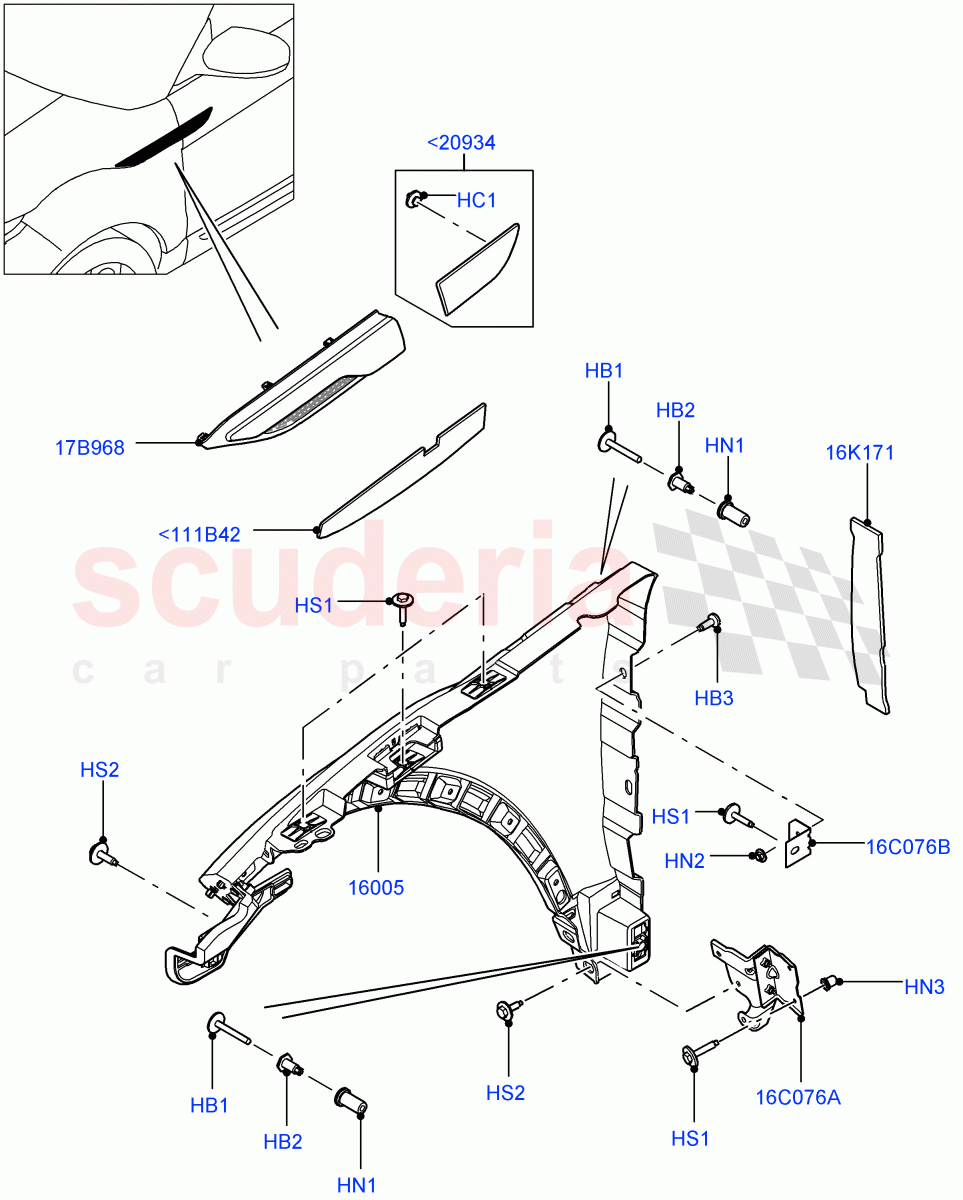 Dash Panel And Front Fenders (Itatiaia (Brazil)) ((V) FROMGT000001) of Land Rover Land Rover Range Rover Evoque (2012-2018) [2.0 Turbo Diesel]