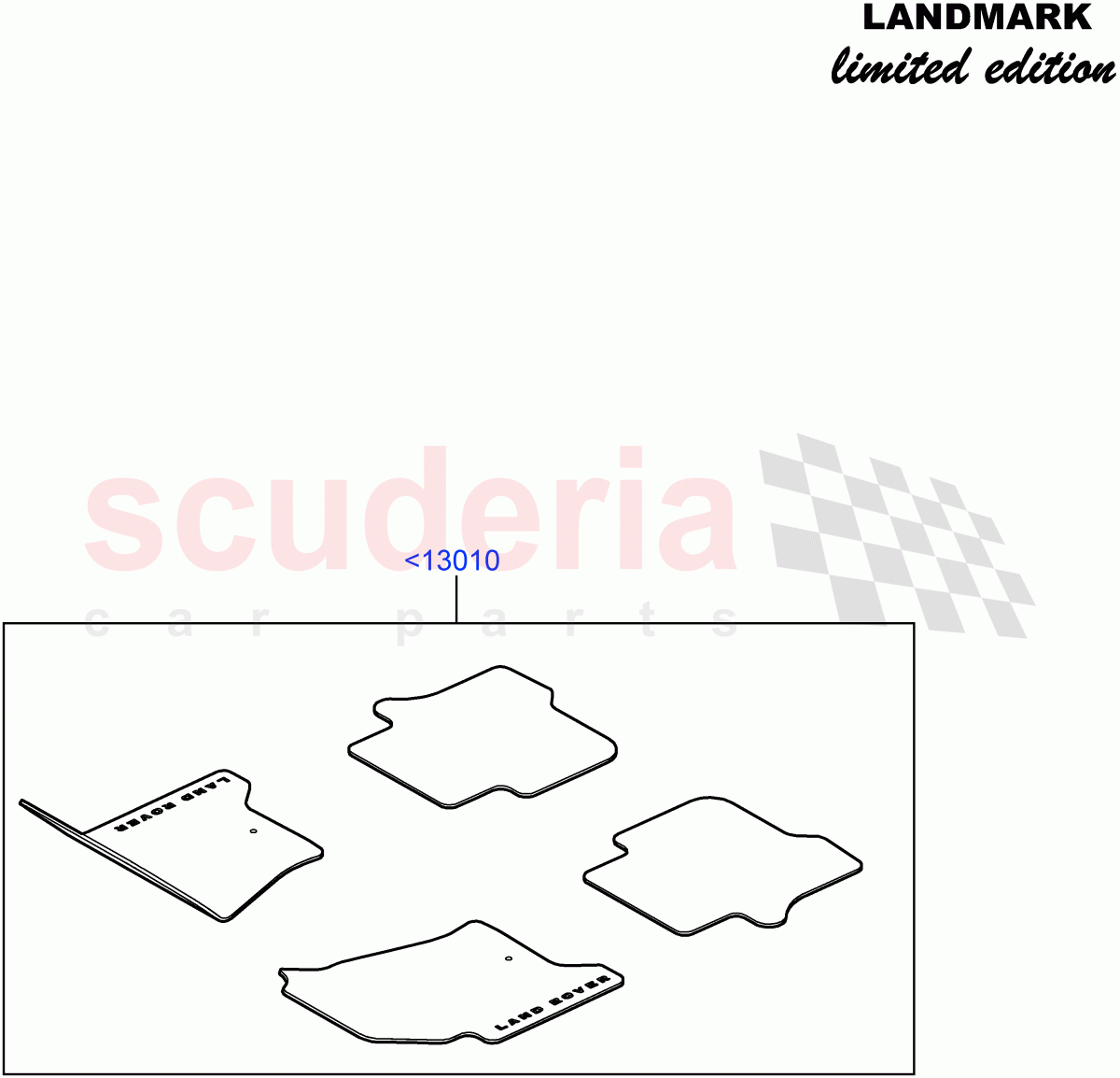 Floor Trim(Landmark Limited Edition)((V)FROMBA000001) of Land Rover Land Rover Discovery 4 (2010-2016) [2.7 Diesel V6]