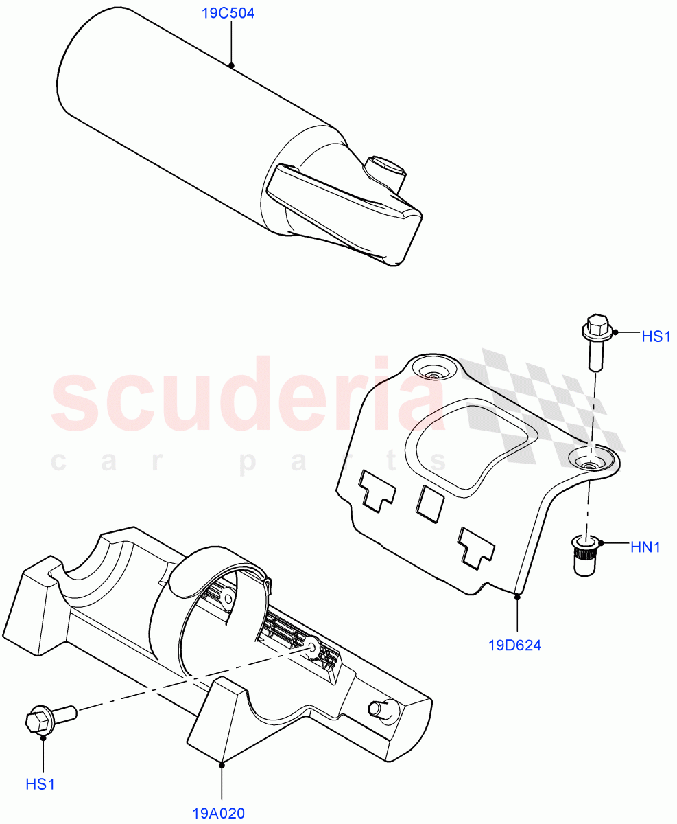 Emergency And Safety Equipment (Nitra Plant Build) (With Fire Extinguisher) ((V) FROMK2000001) of Land Rover Land Rover Discovery 5 (2017+) [3.0 I6 Turbo Petrol AJ20P6]
