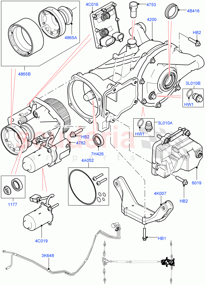 Rear Axle(Changsu (China),Efficient Driveline)((V)FROMGG134738) of Land Rover Land Rover Range Rover Evoque (2012-2018) [2.0 Turbo Diesel]