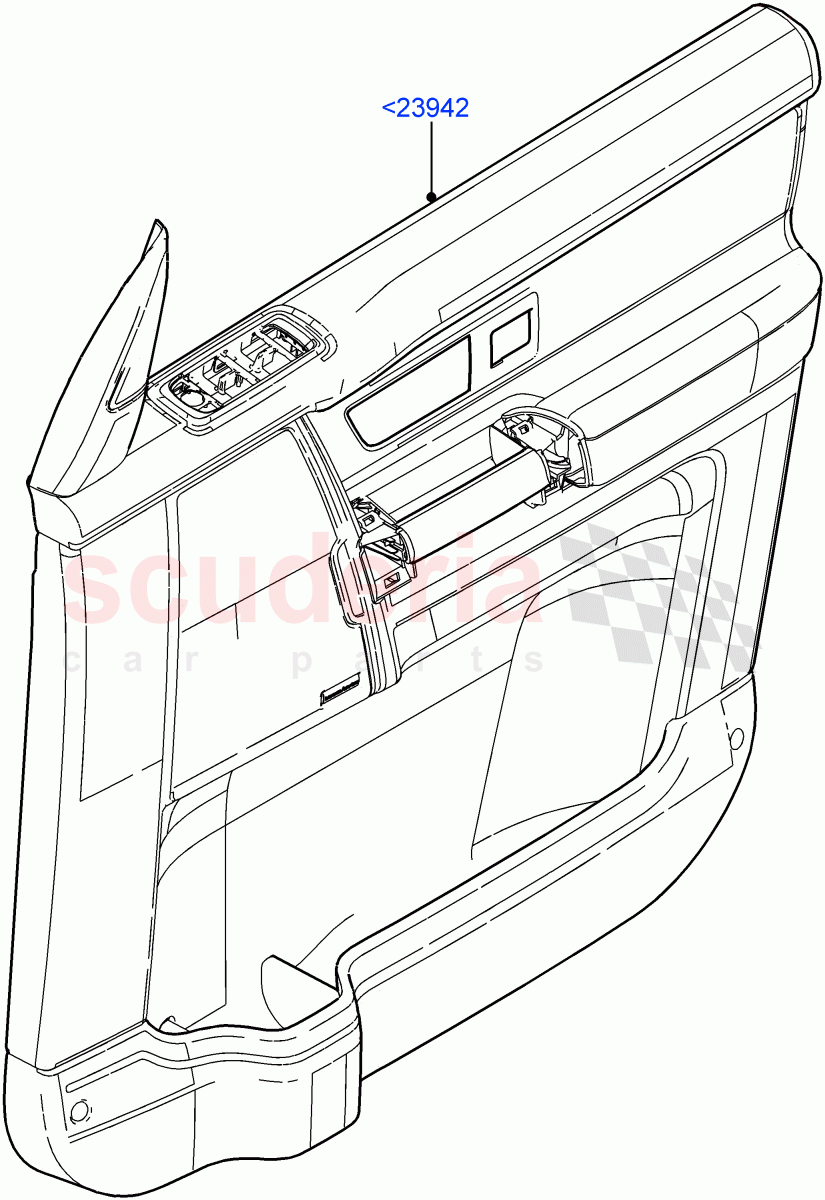 Front Door Trim Panels((V)FROMAA000001) of Land Rover Land Rover Discovery 4 (2010-2016) [4.0 Petrol V6]