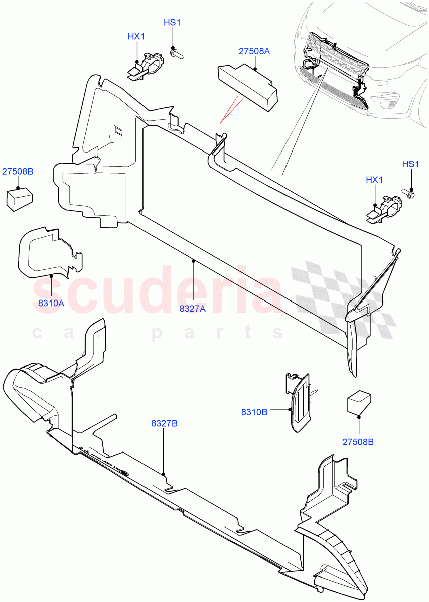 Air Deflectors (Itatiaia (Brazil)) ((V) FROMGT000001) of Land Rover Land Rover Discovery Sport (2015+) [2.0 Turbo Petrol GTDI]