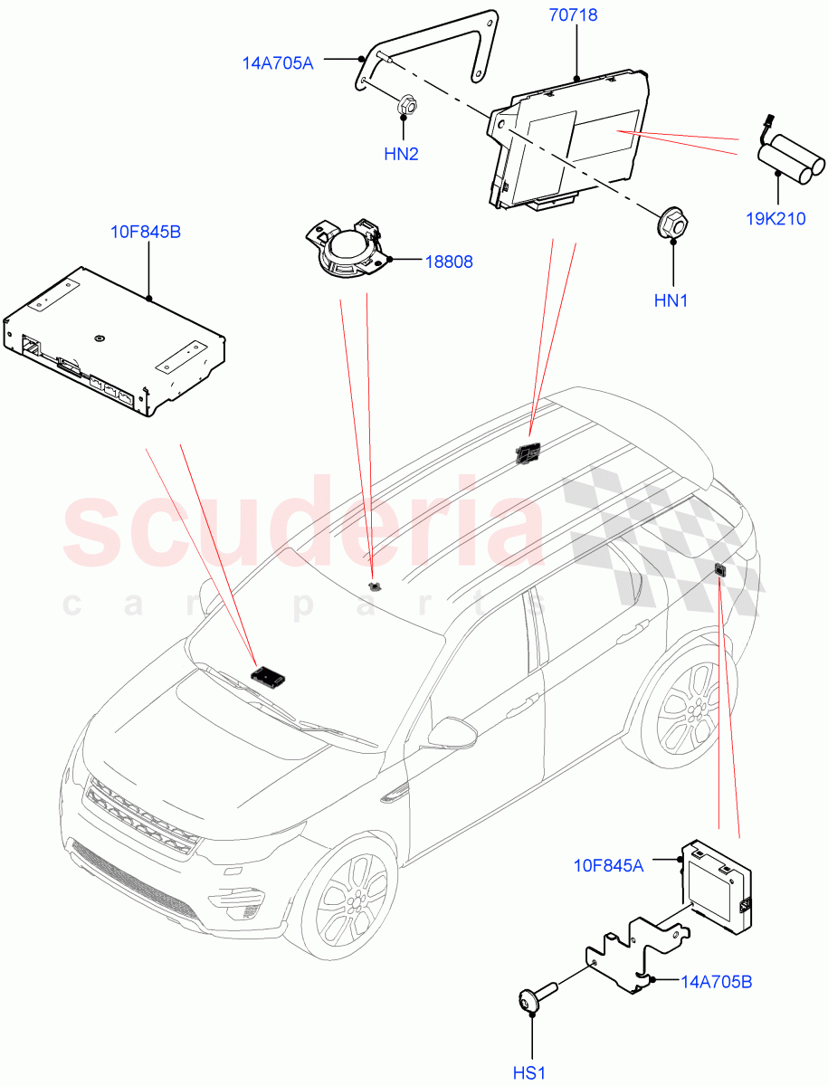 Telematics (Itatiaia (Brazil)) ((V) FROMGT000001) of Land Rover Land Rover Discovery Sport (2015+) [2.2 Single Turbo Diesel]