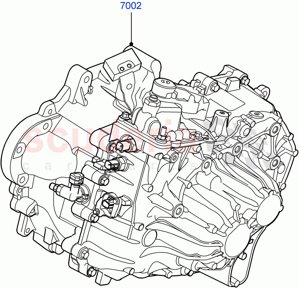 Manual Transaxle And Case (2.2L CR DI 16V Diesel, 6 Speed Manual Trans M66 - AWD, Halewood (UK)) ((V) TOFH999999) of Land Rover Land Rover Discovery Sport (2015+) [2.2 Single Turbo Diesel]