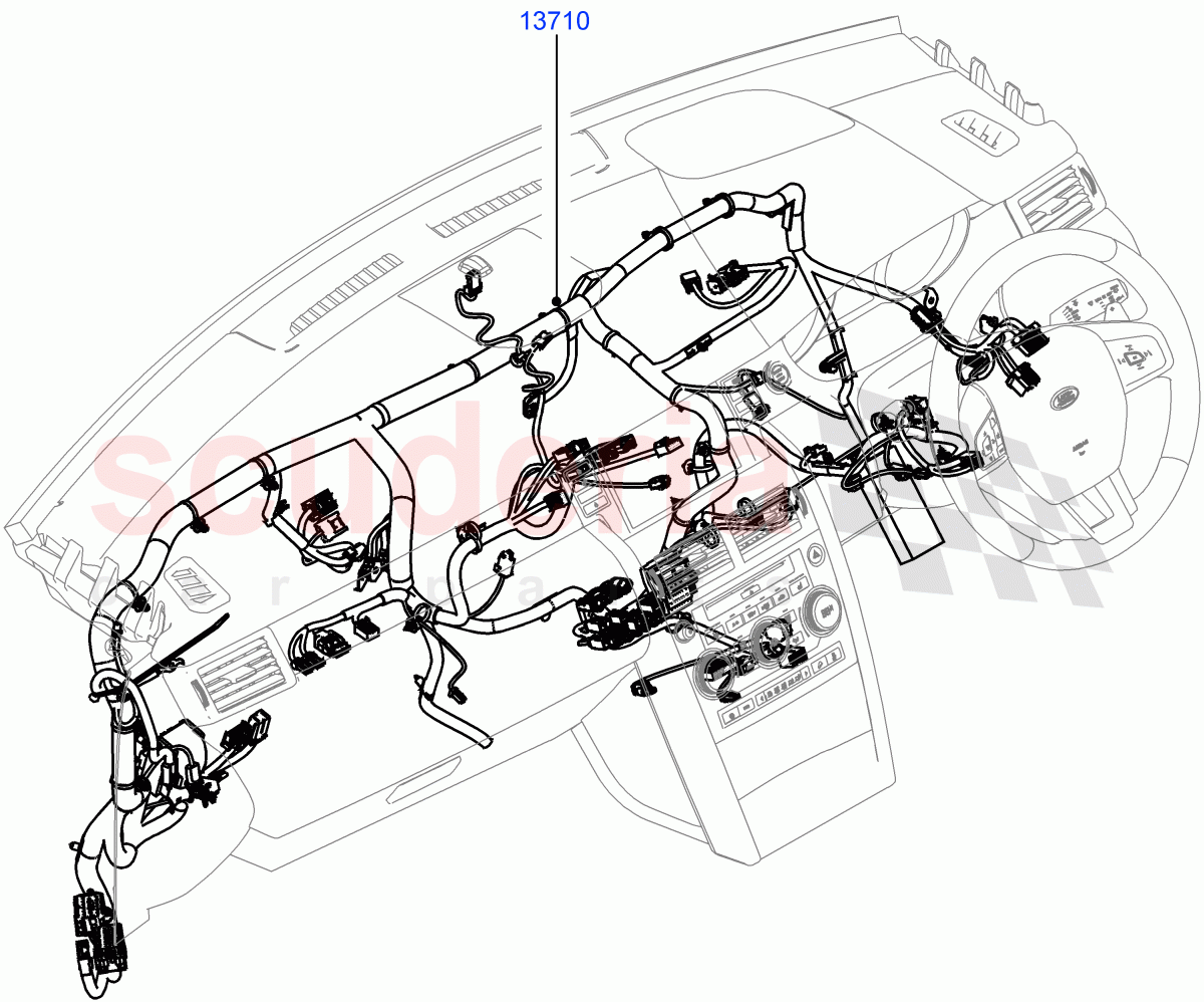 Electrical Wiring - Engine And Dash (Facia) (Itatiaia (Brazil)) ((V) FROMGT000001) of Land Rover Land Rover Discovery Sport (2015+) [1.5 I3 Turbo Petrol AJ20P3]