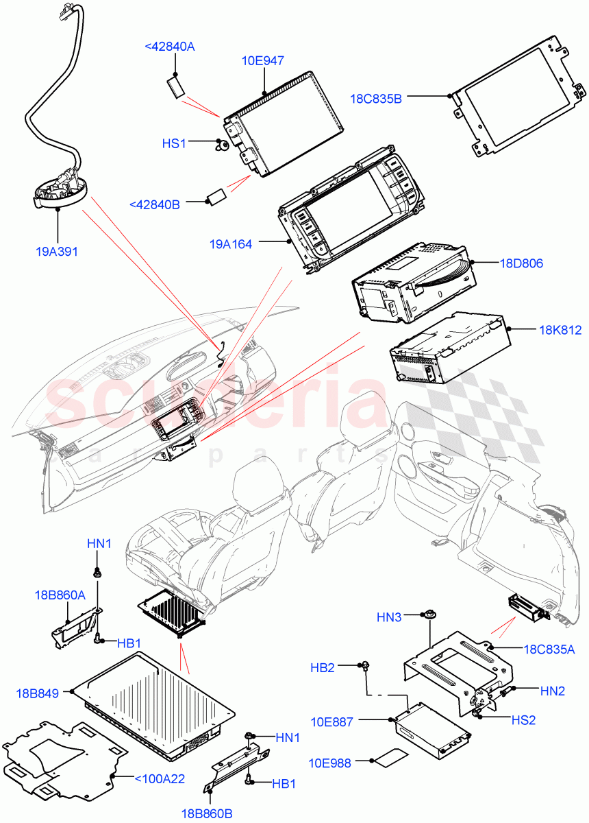Audio Equipment - Original Fit (Changsu (China)) ((V) FROMEG000001) of Land Rover Land Rover Range Rover Evoque (2012-2018) [2.0 Turbo Diesel]