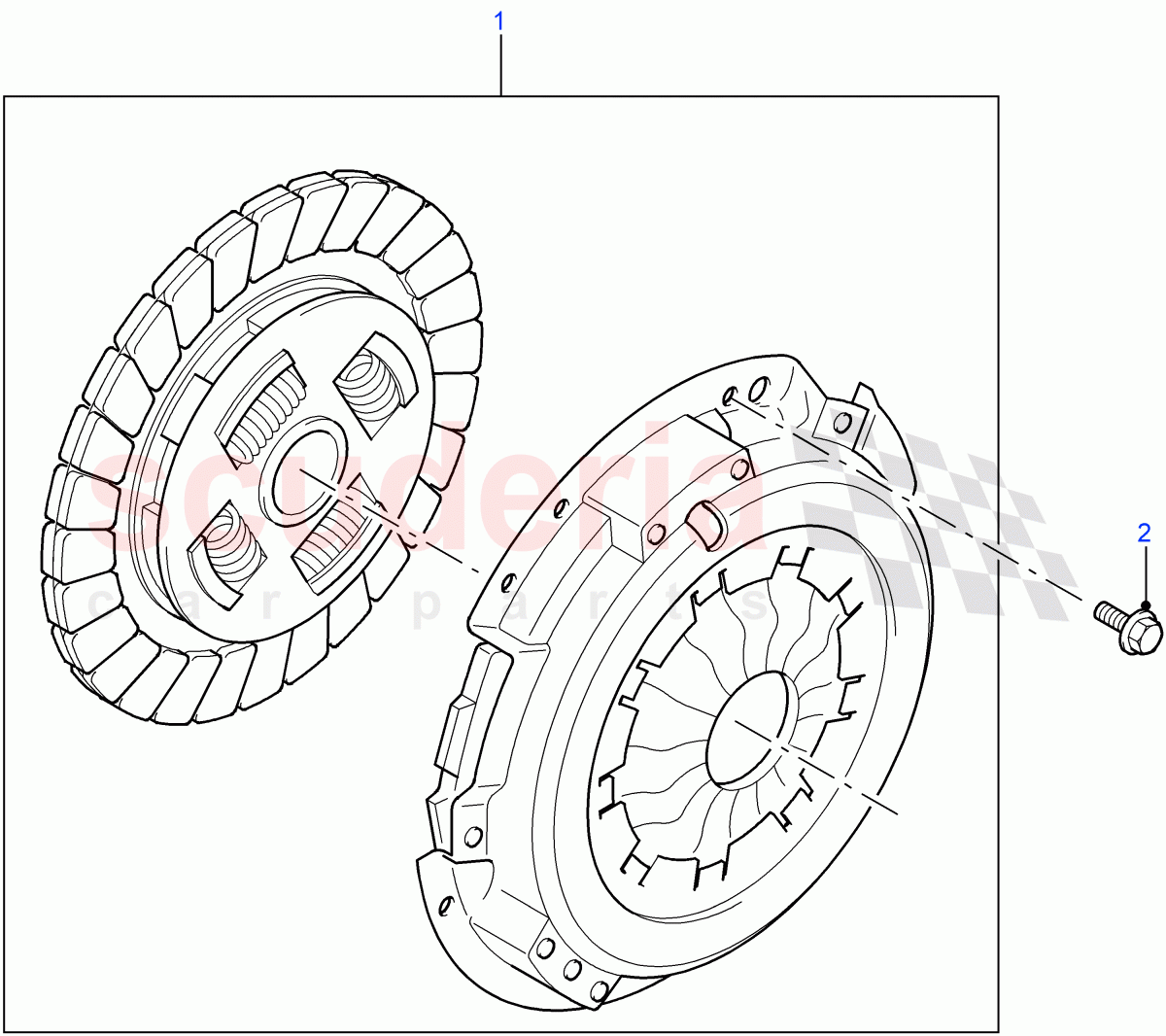 Clutch of Land Rover Land Rover Defender (2007-2016)