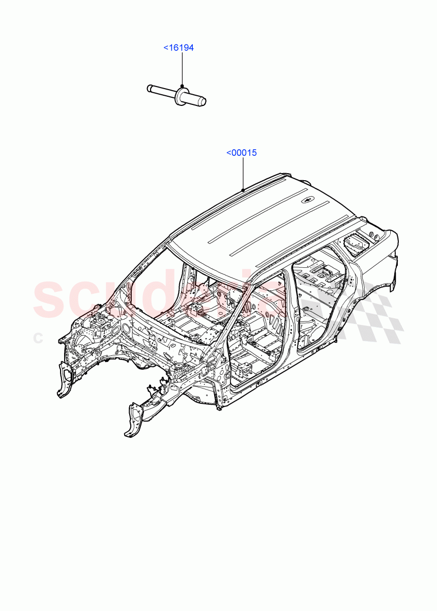 Bodyshell (5 Door, Itatiaia (Brazil)) ((V) FROMGT000001) of Land Rover Land Rover Range Rover Evoque (2012-2018) [2.0 Turbo Petrol GTDI]