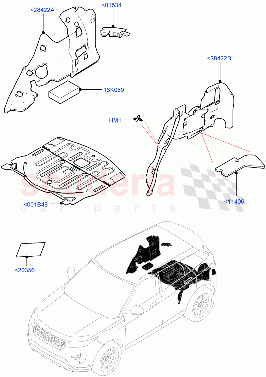Insulators - Rear (Changsu (China)) of Land Rover Land Rover Range Rover Evoque (2019+) [2.0 Turbo Diesel]