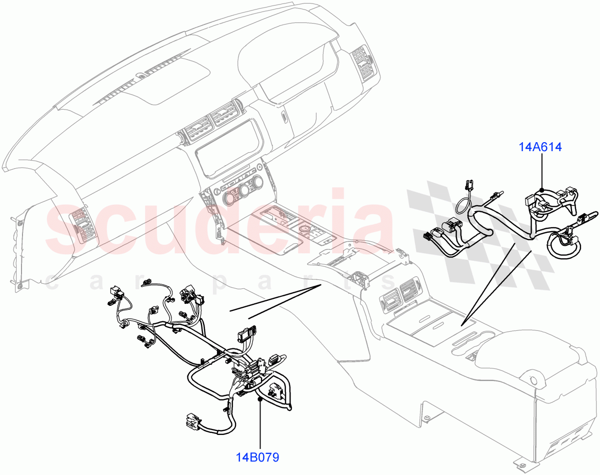 Electrical Wiring - Engine And Dash(Console)((V)TOHA999999) of Land Rover Land Rover Range Rover (2012-2021) [4.4 DOHC Diesel V8 DITC]