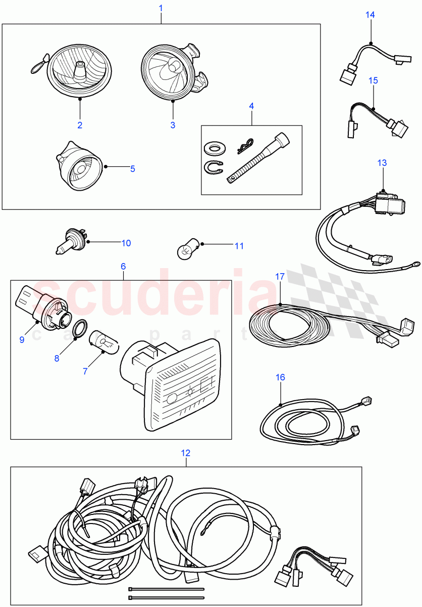 Lamps - Front - Side And Indicator of Land Rover Land Rover Defender (2007-2016)