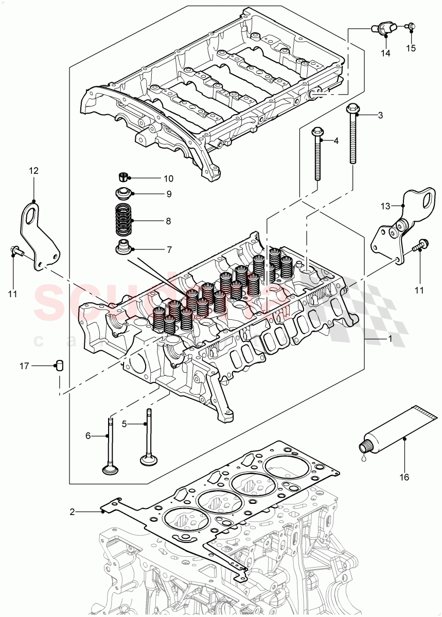 Cylinder Head (2.2L 16V TC I4 DSL 122PS PUMA) ((V) FROMCA000001) of Land Rover Land Rover Defender (2007-2016)