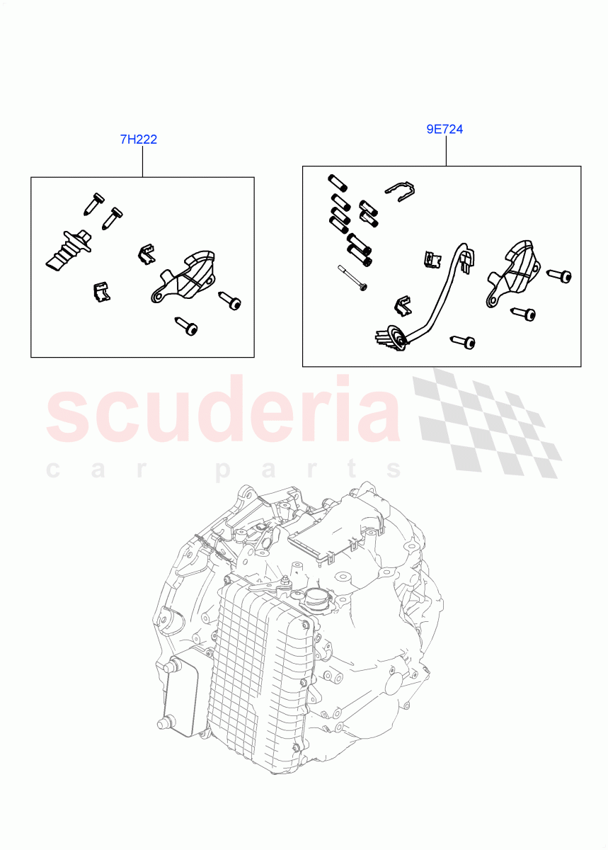 Valve Body - Main Control & Servo's (2.0L AJ20P4 Petrol Mid PTA, 9 Speed Auto Trans 9HP50, Changsu (China)) ((V) FROMKG006088) of Land Rover Land Rover Discovery Sport (2015+) [2.0 Turbo Petrol AJ200P]