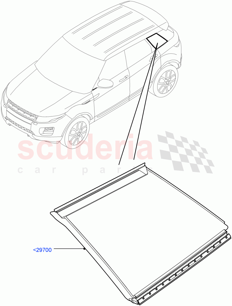 Quarter Windows(Itatiaia (Brazil))((V)FROMGT000001) of Land Rover Land Rover Range Rover Evoque (2012-2018) [2.2 Single Turbo Diesel]