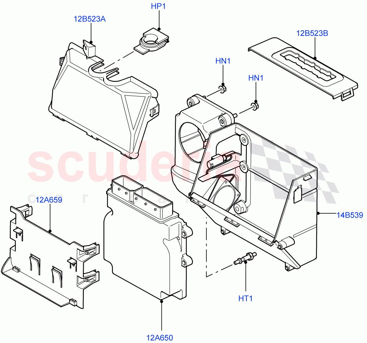 Engine Modules And Sensors (Cologne V6 4.0 EFI (SOHC)) ((V) FROMAA000001) of Land Rover Land Rover Discovery 4 (2010-2016) [4.0 Petrol V6]