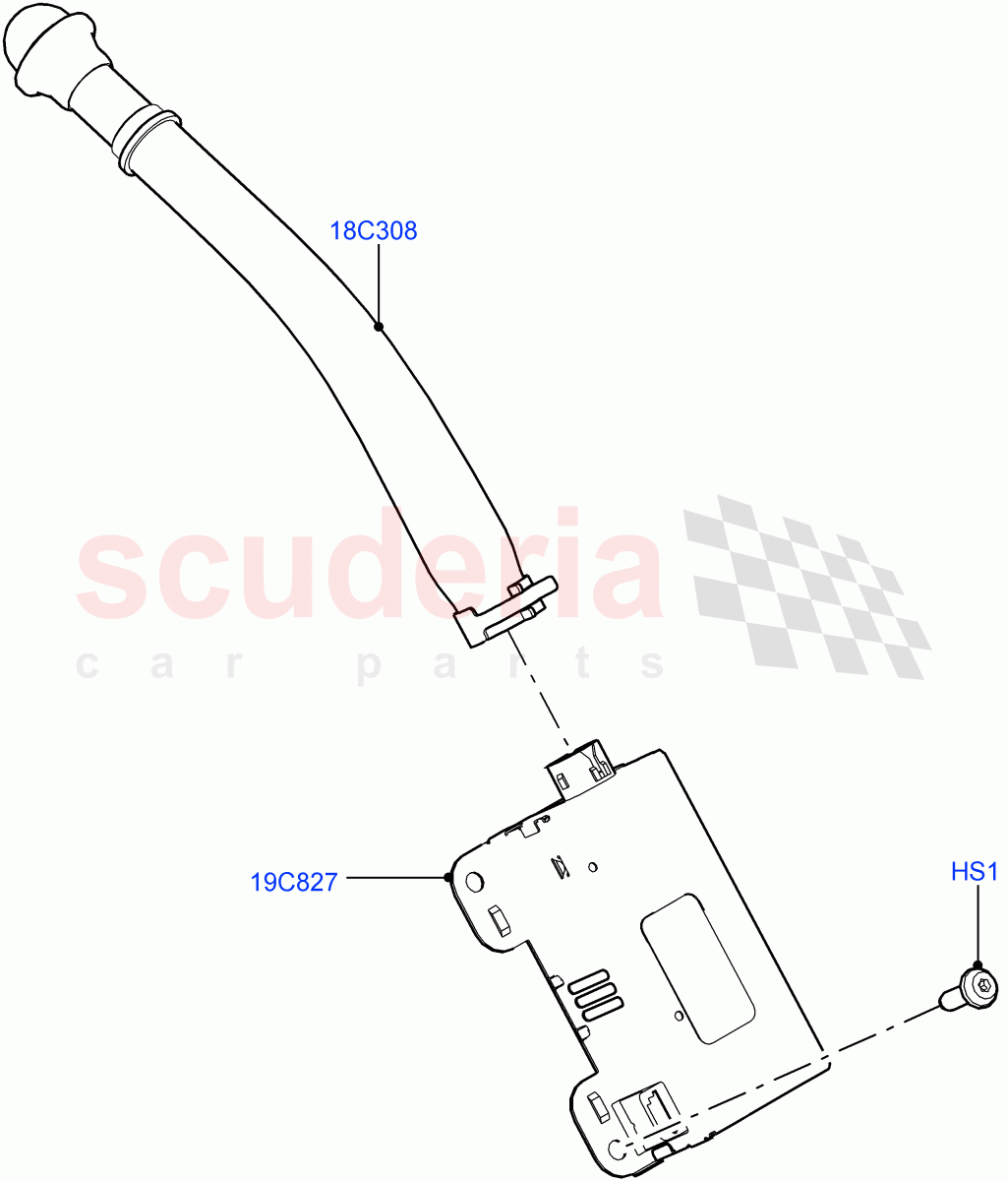 Heater/Air Cond.External Components (Ioniser) (Cabin Air Quality Ionisation, Cabin Air Ionisation / PM2.5) ((V) FROMJA000001) of Land Rover Land Rover Range Rover (2012-2021) [3.0 Diesel 24V DOHC TC]