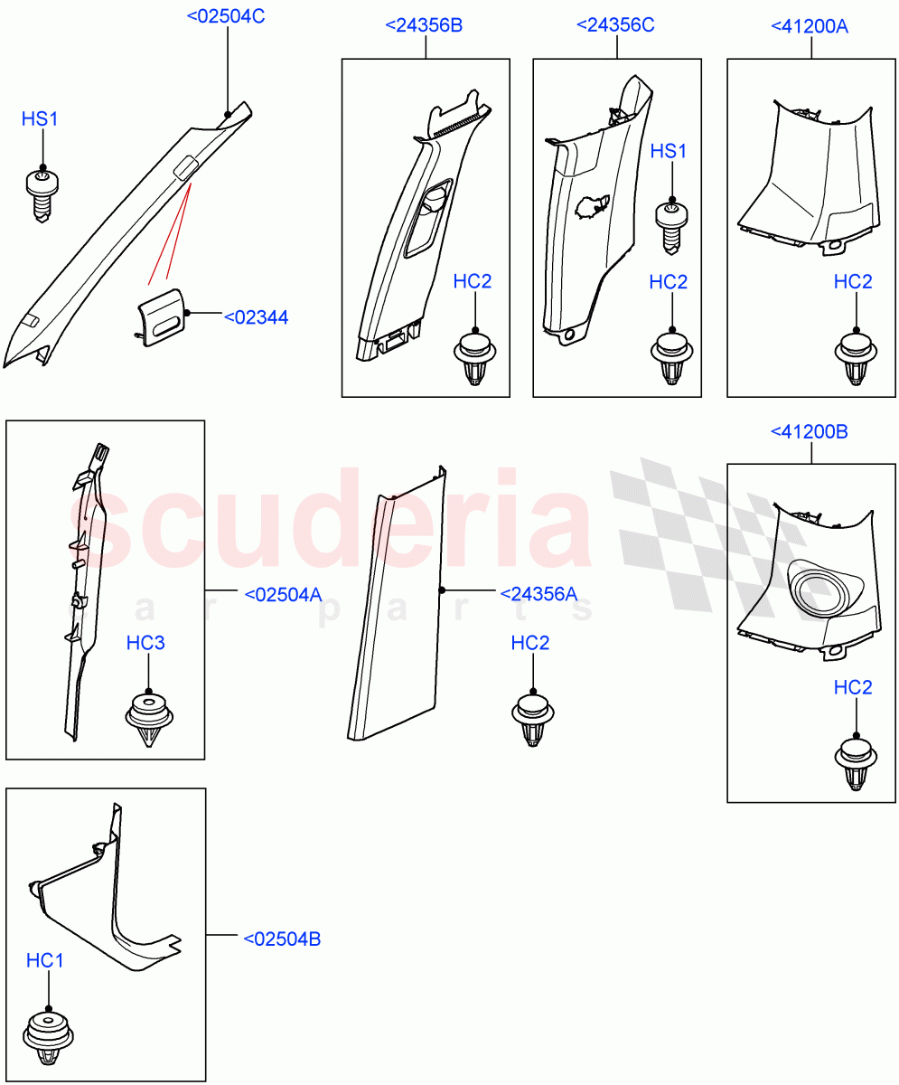 Side Trim (Front And Rear) ((V) FROMAA000001) of Land Rover Land Rover Discovery 4 (2010-2016) [4.0 Petrol V6]