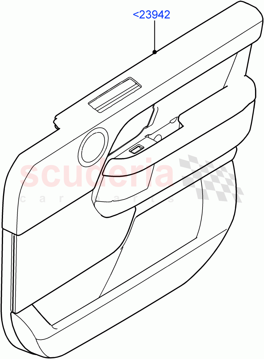 Front Door Trim Panels((V)FROMJA000001) of Land Rover Land Rover Range Rover (2012-2021) [2.0 Turbo Petrol GTDI]