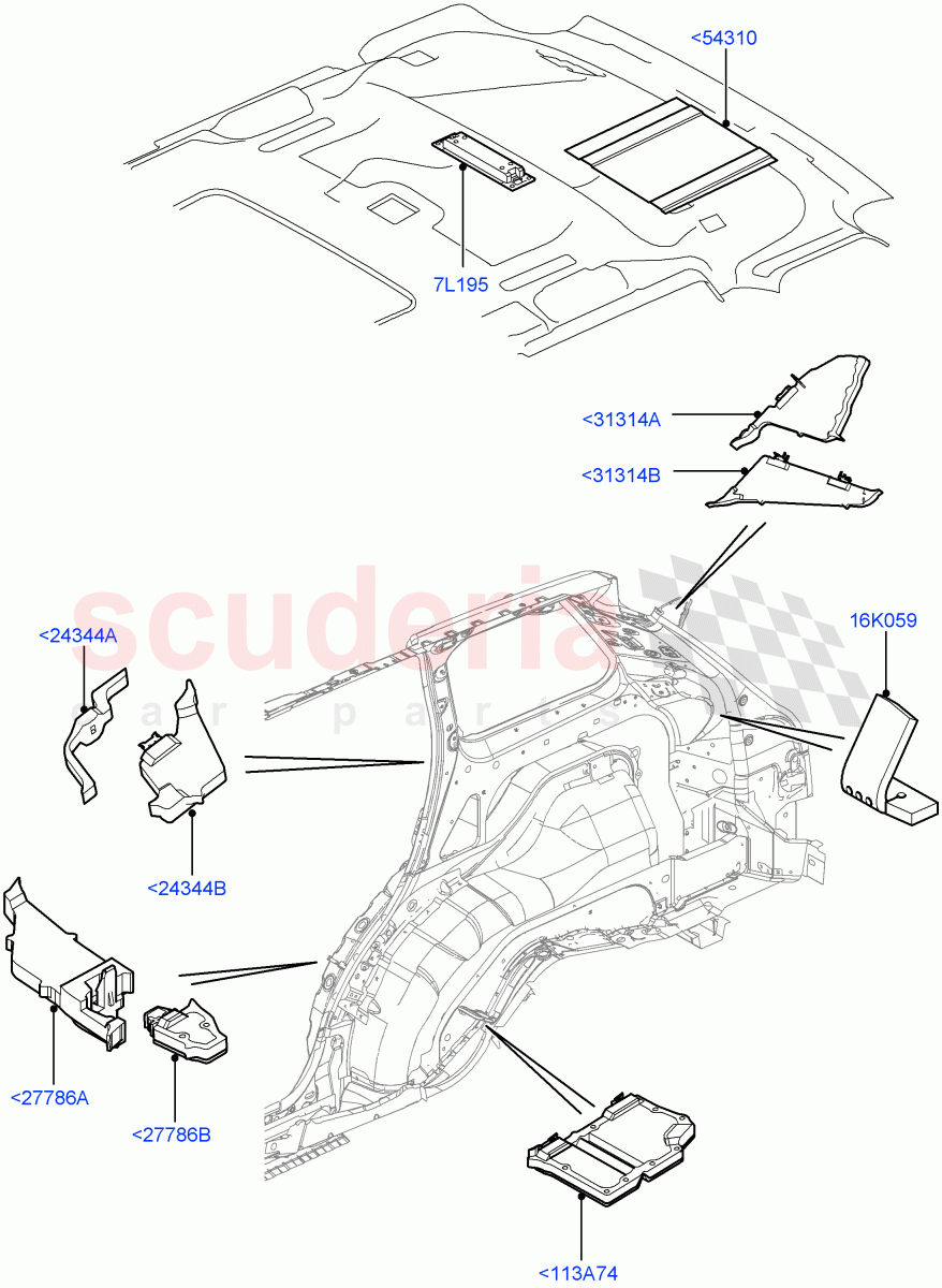 Insulators - Rear ((V) FROMAA000001) of Land Rover Land Rover Range Rover Sport (2010-2013) [5.0 OHC SGDI NA V8 Petrol]