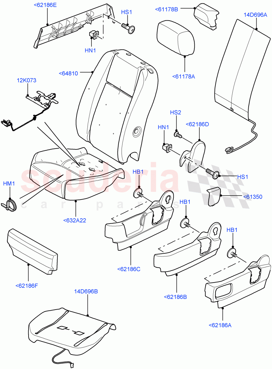 Front Seat Pads/Valances & Heating((V)FROMAA000001) of Land Rover Land Rover Discovery 4 (2010-2016) [4.0 Petrol V6]