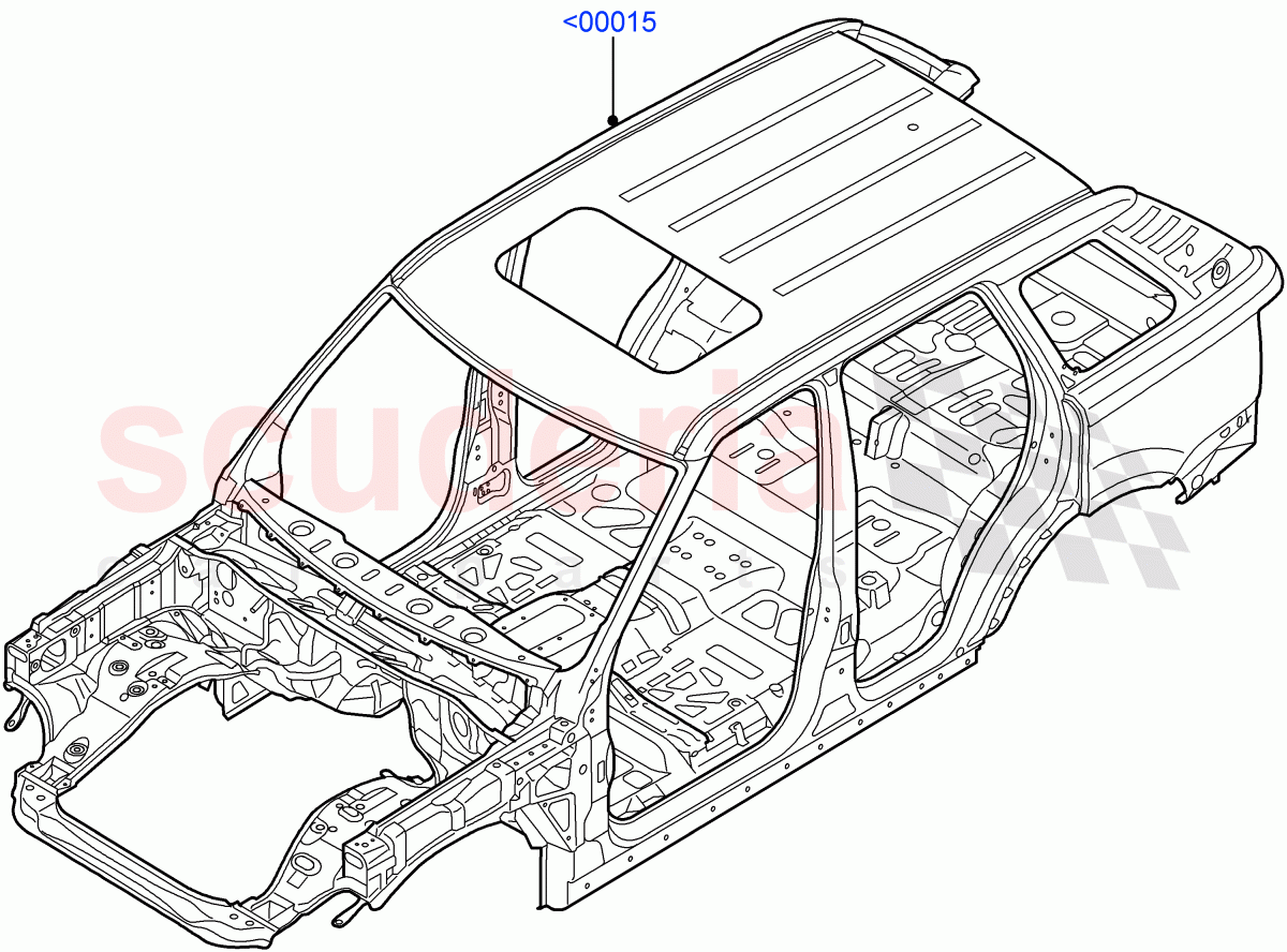 Bodyshell((V)TO9A999999) of Land Rover Land Rover Range Rover Sport (2005-2009) [3.6 V8 32V DOHC EFI Diesel]