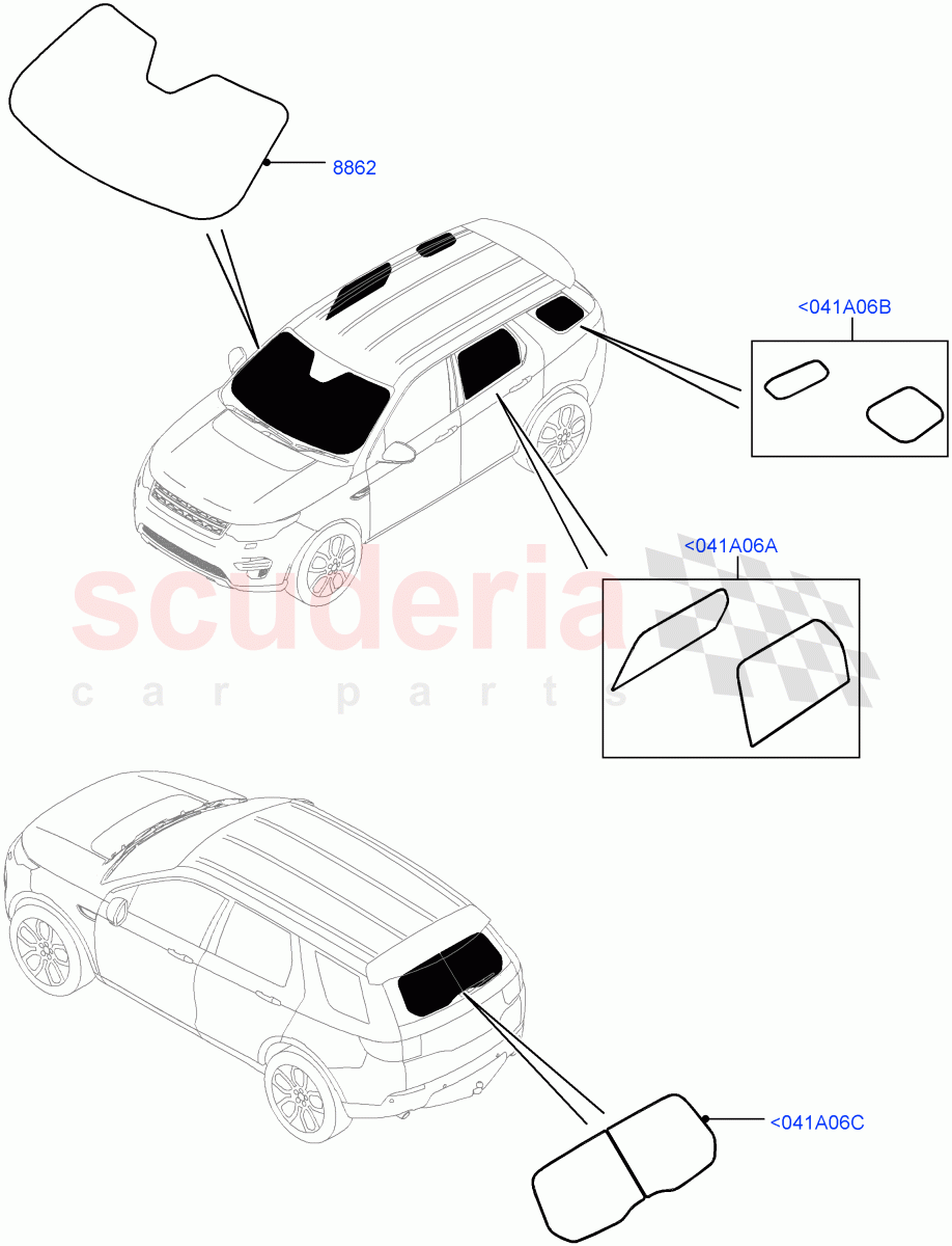 Touring Accessories(Halewood (UK),Itatiaia (Brazil)) of Land Rover Land Rover Discovery Sport (2015+) [2.2 Single Turbo Diesel]