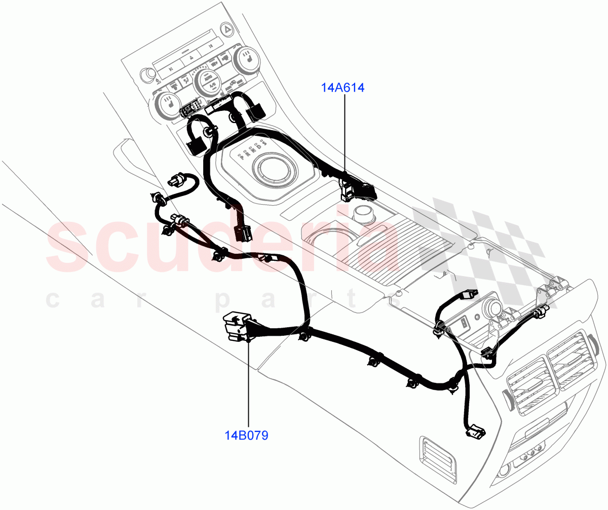 Electrical Wiring - Engine And Dash (Console) (Changsu (China)) ((V) FROMEG000001) of Land Rover Land Rover Range Rover Evoque (2012-2018) [2.0 Turbo Petrol GTDI]