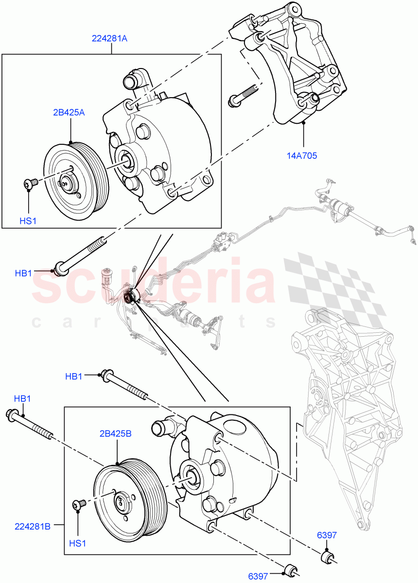 Active Anti-Roll Bar System (ARC Pump) ((V) TO9A999999) of Land Rover Land Rover Range Rover Sport (2005-2009) [3.6 V8 32V DOHC EFI Diesel]
