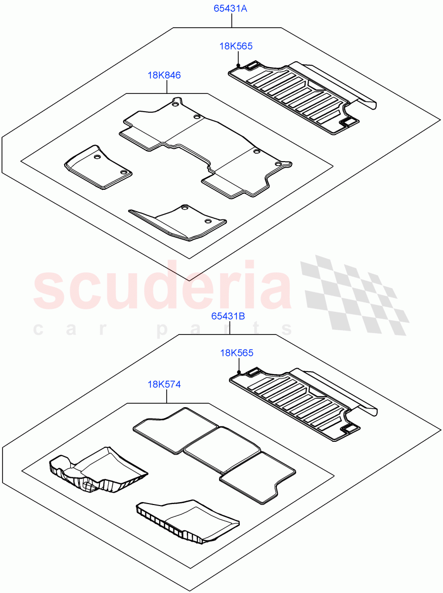 Accessory Pack(Interior Protection Pack, Short Wheelbase) of Land Rover Land Rover Defender (2020+) [5.0 OHC SGDI SC V8 Petrol]