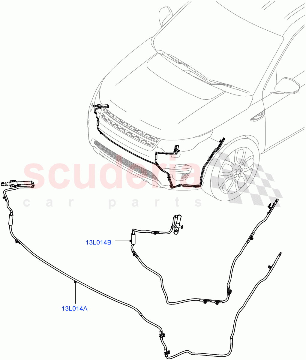 Headlamp Washer(Changsu (China),With Headlamp Power Wash)((V)FROMKG446857) of Land Rover Land Rover Discovery Sport (2015+) [2.0 Turbo Diesel AJ21D4]