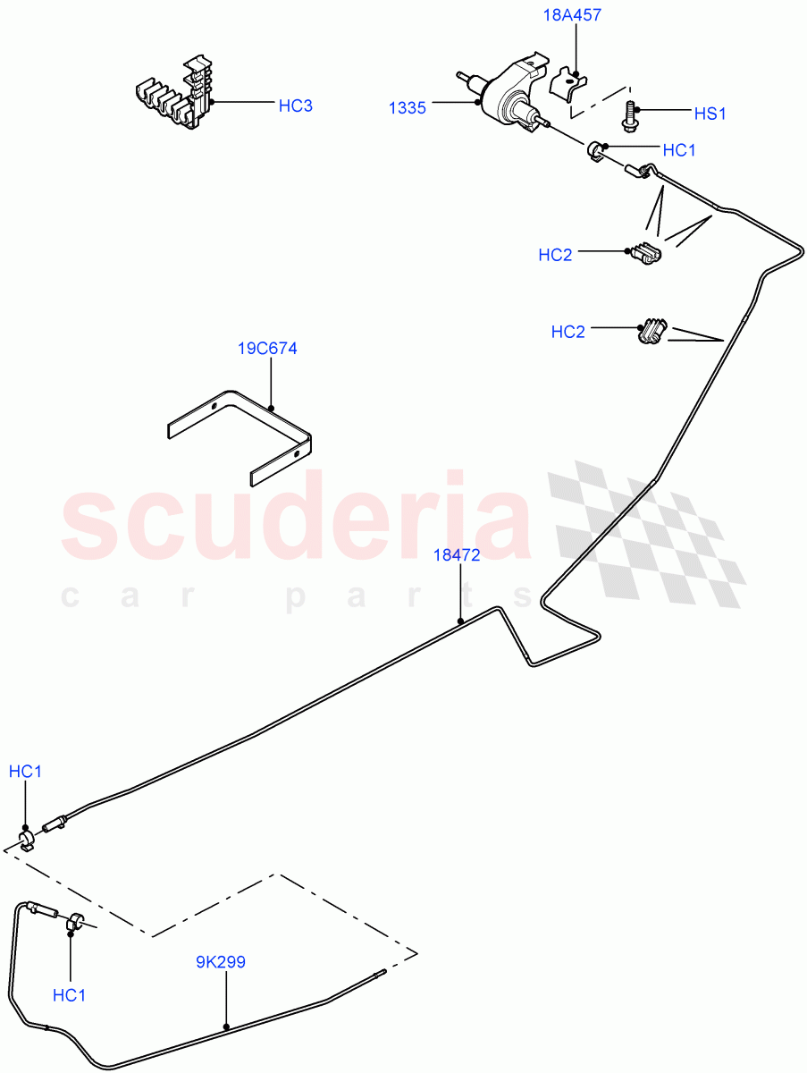 Auxiliary Fuel Fired Pre-Heater (Page C) ((V) FROMAA000001) of Land Rover Land Rover Range Rover (2010-2012) [3.6 V8 32V DOHC EFI Diesel]