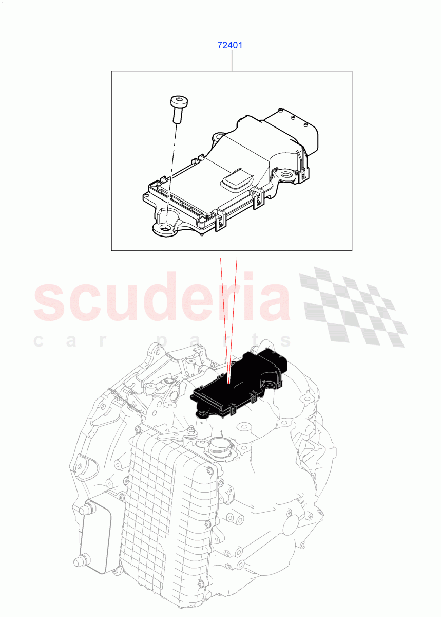 Transmission Modules And Sensors (9 Speed Auto Trans 9HP50, Halewood (UK)) of Land Rover Land Rover Discovery Sport (2015+) [2.0 Turbo Petrol GTDI]