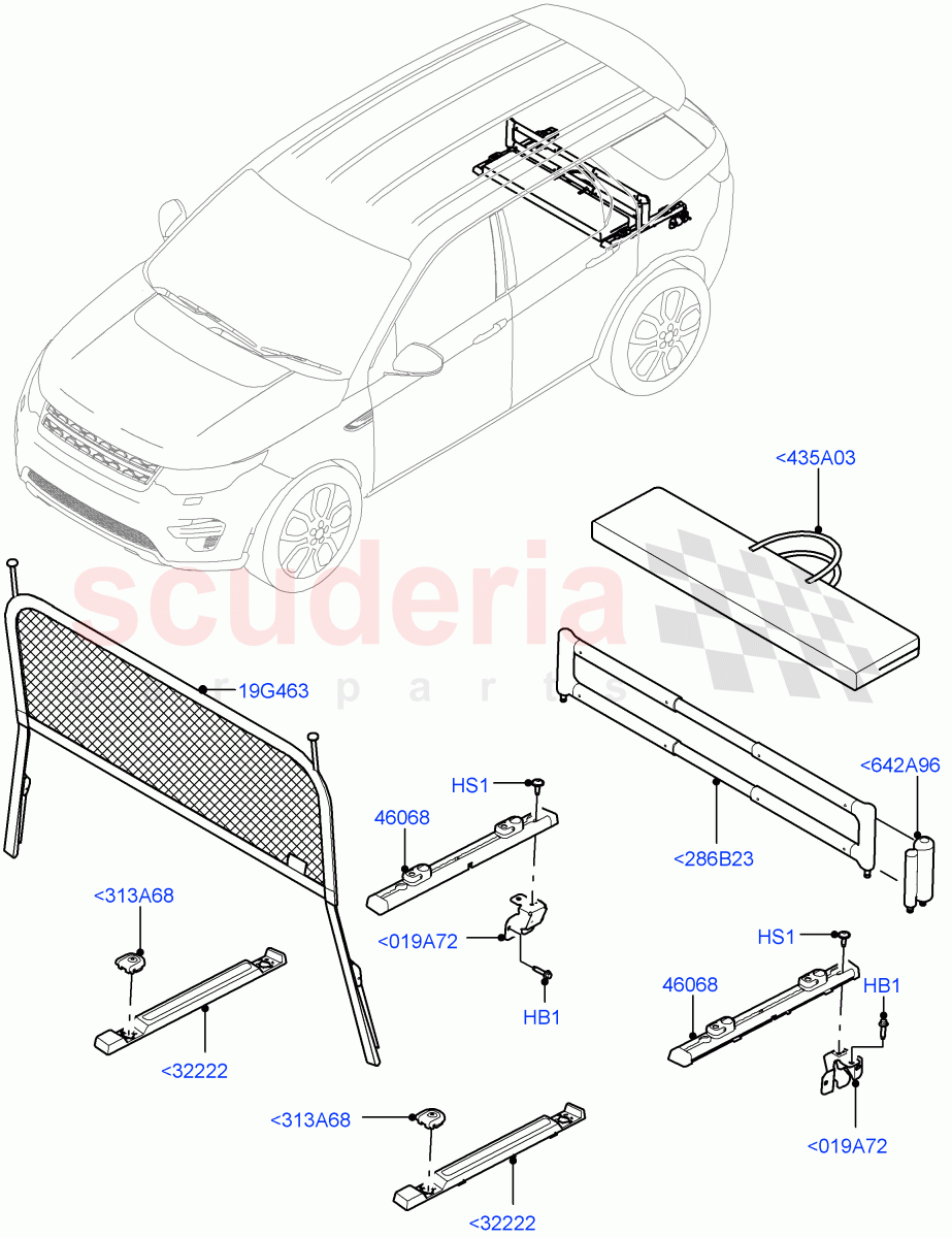 Load Compartment Trim (Floor) (Halewood (UK)) of Land Rover Land Rover Discovery Sport (2015+) [2.2 Single Turbo Diesel]