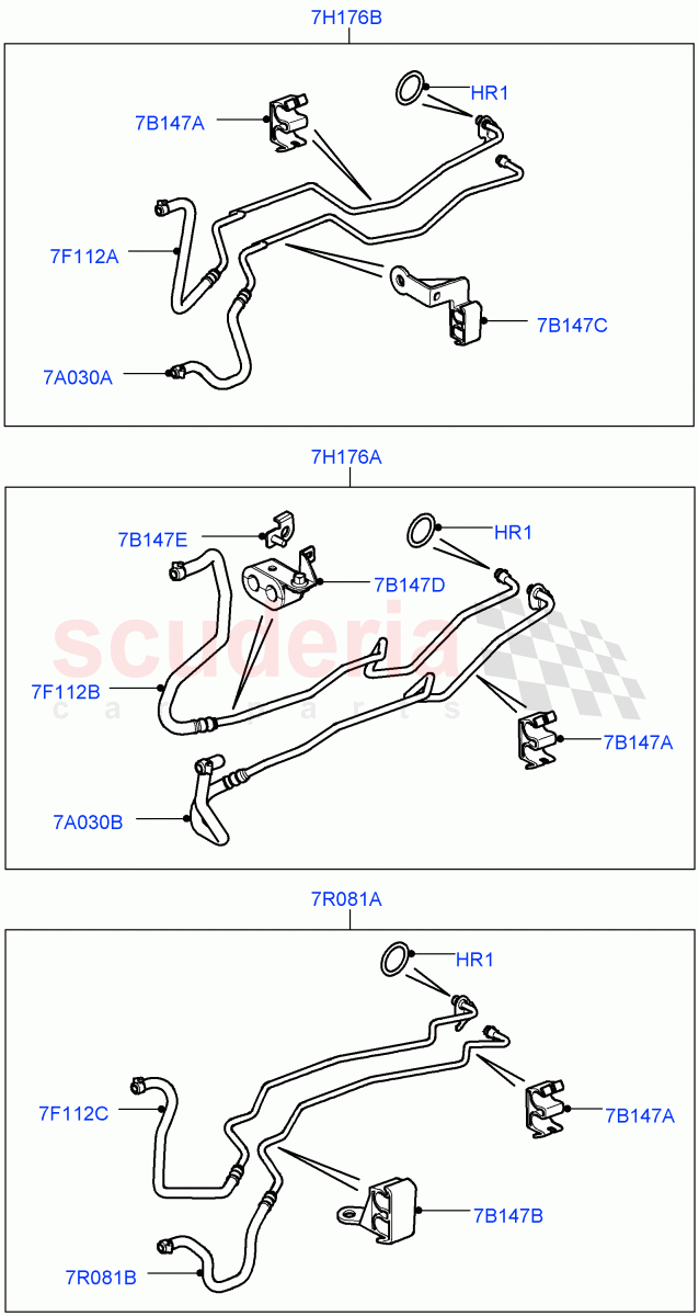 Transmission Cooling Systems(6 Speed Auto ZF 6HP26 Steptronic)((V)TO9A999999) of Land Rover Land Rover Range Rover Sport (2005-2009) [4.2 Petrol V8 Supercharged]